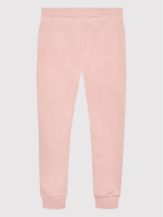 DKNY DKNY Spodnie dresowe D34A70 S Różowy Regular Fit
