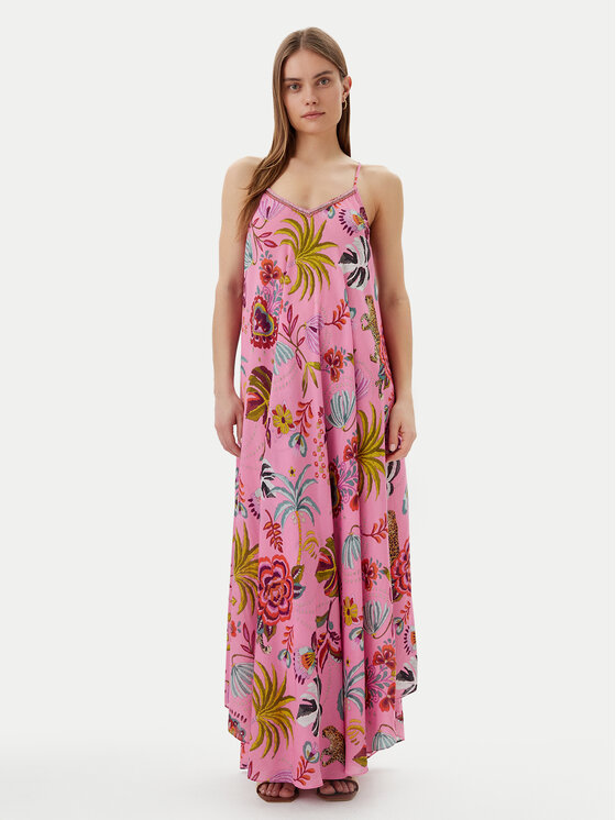 LOLA CASADEMUNT LOLA CASADEMUNT Rochie de vară LS2516030 Roz Relaxed Fit