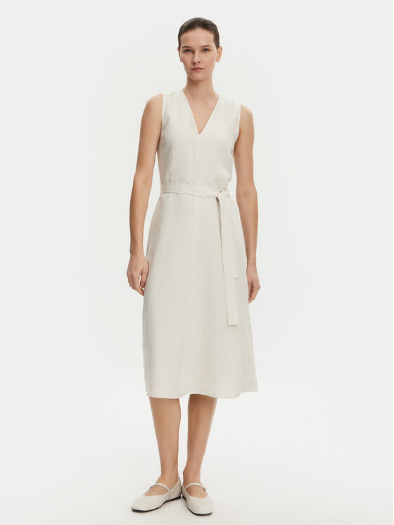 Női Nyári ruha Calvin Klein, Méret: 40, Bézs, K20K208424