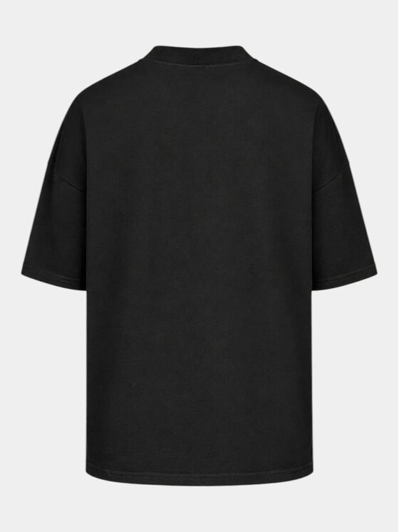 MADE BY SOCIETY MADE BY SOCIETY T-Shirt Gothic - T17693 Czarny Basic Fit