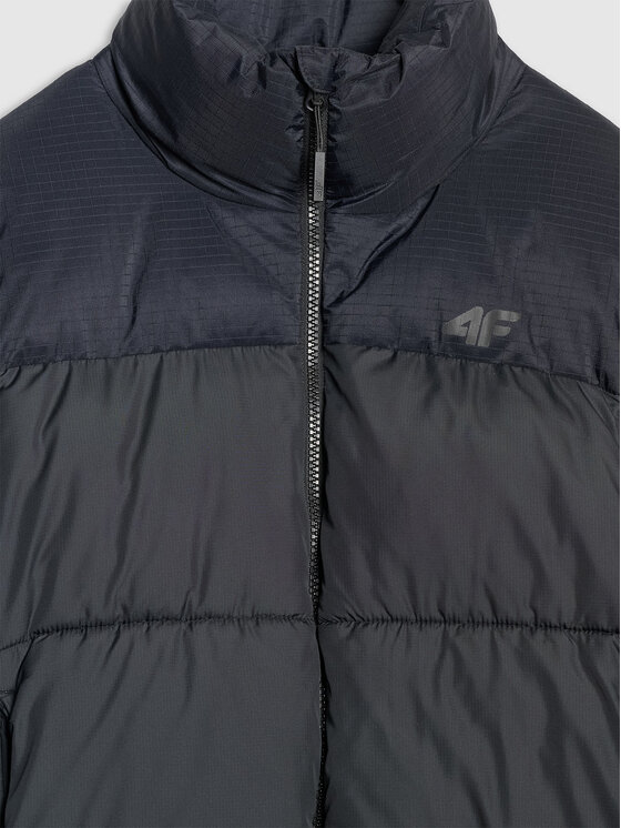 4F 4F Kurtka puchowa MULTI ACTIVE Czarny Regular Fit