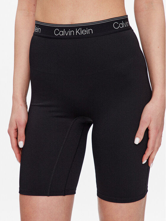 Calvin Klein Performance Športne kratke hlače 00GWS3L705 Črna Slim Fit