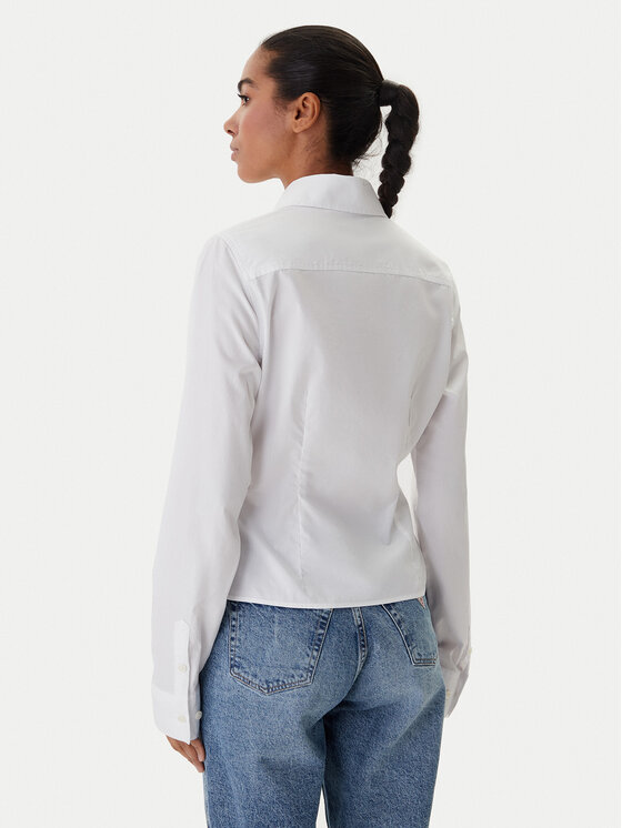 Guess Jeans Guess Jeans Koszula W6RH66 WH7P1 Biały Regular Fit