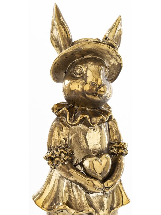 MIAhome MIAhome Figurka króliczka MALJUNA-3 złota Złoty