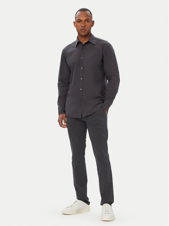 BOSS BOSS Srajca Relegant 50518304 Mornarsko modra Regular Fit
