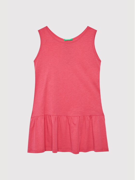 United Colors Of Benetton United Colors Of Benetton Nyári ruha 3Q220V001 Rózsaszín Relaxed Fit