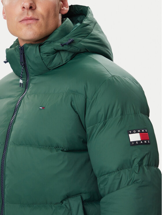 Tommy Jeans Tommy Jeans Μπουφάν πουπουλένιο Essential  DM0DM19786 Σκούρο πράσινο Regular Fit