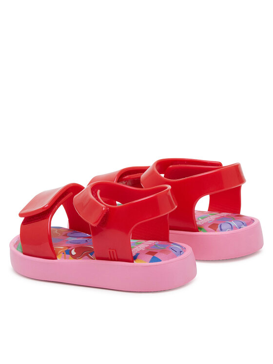 Melissa Melissa Sandały Mini Melissa Jump Print Bb 33663 Czerwony