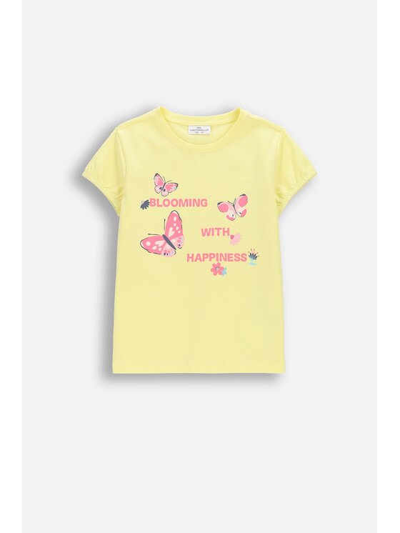 Coccodrillo Coccodrillo T-Shirt WC6143201FGK-004 Żółty Regular Fit