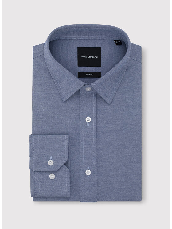 Pako Lorente Pako Lorente Koszula P25WF-1X-010 Niebieski Slim Fit