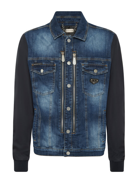 PHILIPP PLEIN PHILIPP PLEIN Kurtka jeansowa 27837 Kolorowy Regular Fit