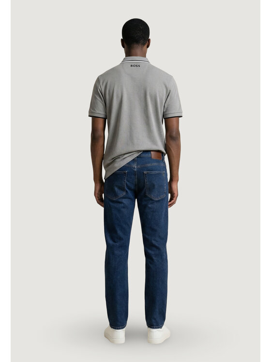 BOSS BOSS Polo 10226584 Grigio Casual Fit