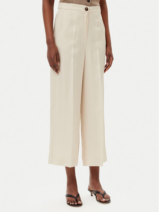 Marella Marella Culotte nadrág Elettra2 2515131241200 Ekru Regular Fit
