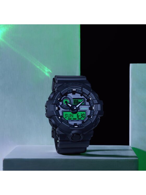 Casio Casio Zegarek GA-700BEG-1AER Czarny
