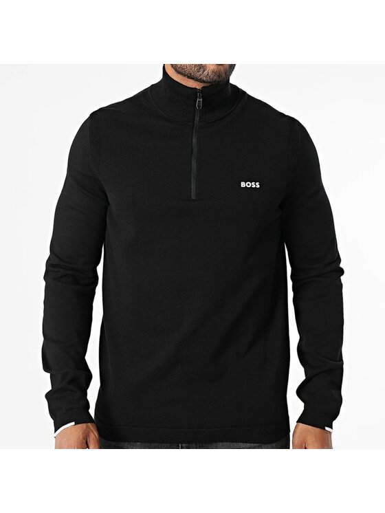 BOSS BOSS Sweter K_Ever 50541965 Czarny Regular Fit