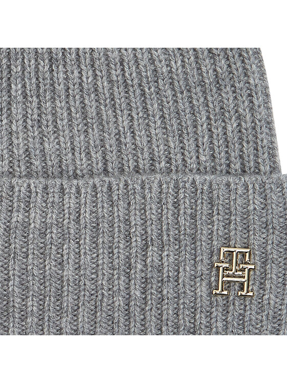 Tommy Hilfiger Tommy Hilfiger Шапкa Cashmere Chic Beanie AW0AW15321 Сірий