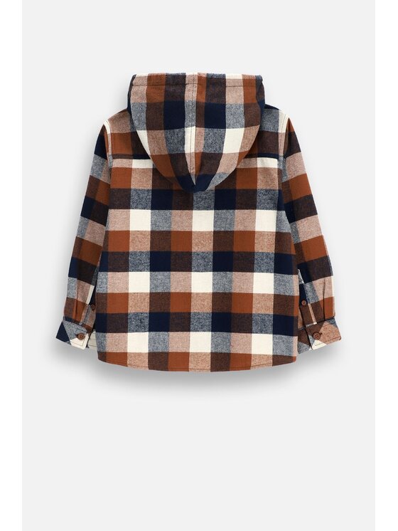 Coccodrillo Coccodrillo Košile ZC6136402ABK-018 Hnědá Regular Fit