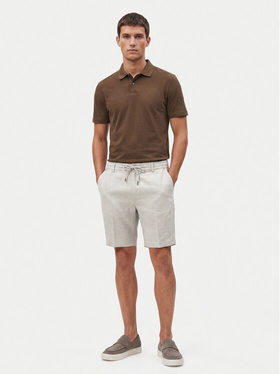 BOSS BOSS Szorty materiałowe Kane1 50557537 Szary Regular Fit