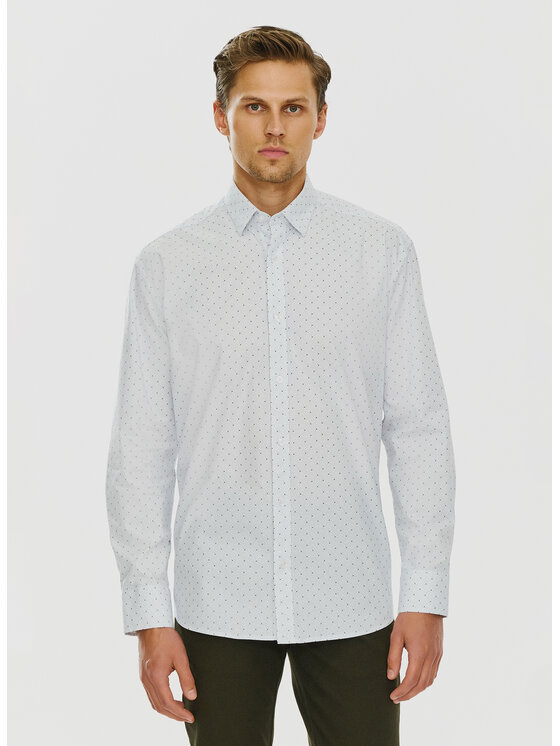 Pako Lorente Pako Lorente Koszula P24SF-1X-004 Biały Regular Fit