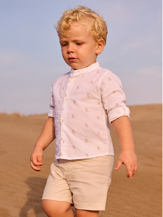 Mayoral Mayoral Riidest šortsid 1215 Beež Regular Fit