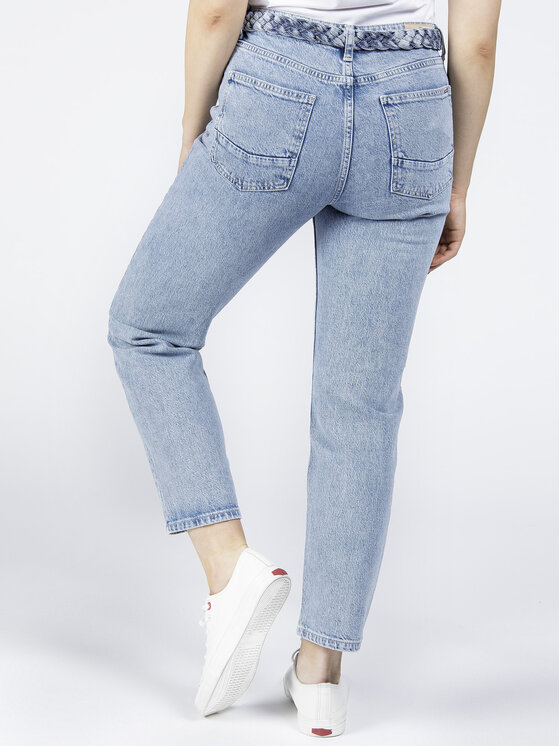 Cross Jeans Cross Jeans Jeansy P 476-030 Niebieski Straight Leg