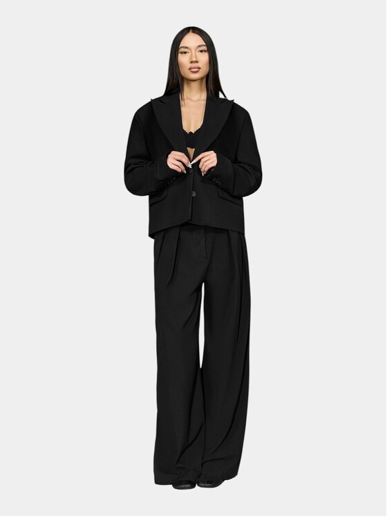 MADE BY SOCIETY MADE BY SOCIETY Kurtka anorak FRACTAL Jacket - G27187 Czarny Basic Fit