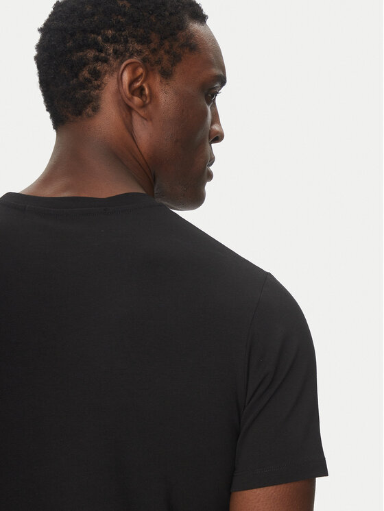 KARL LAGERFELD KARL LAGERFELD Marškinėliai 755030 552235 Juoda Regular Fit