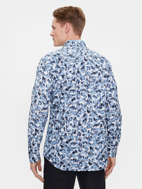 Boss Hemd H-Hank-Kent-C1-214 50508785 Blau Slim Fit | Modivo.de