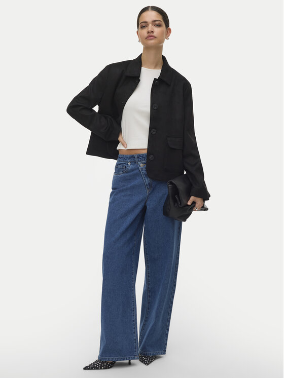 Vero Moda Vero Moda Демісезонна куртка Jose Kelly 10338632 Чорний Regular Fit