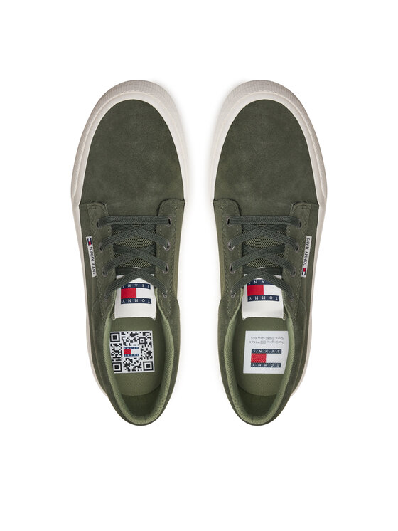 Tommy Jeans Tommy Jeans Tenisice Tjm Vulc. Skate Derby EM0EM01427 Zelena