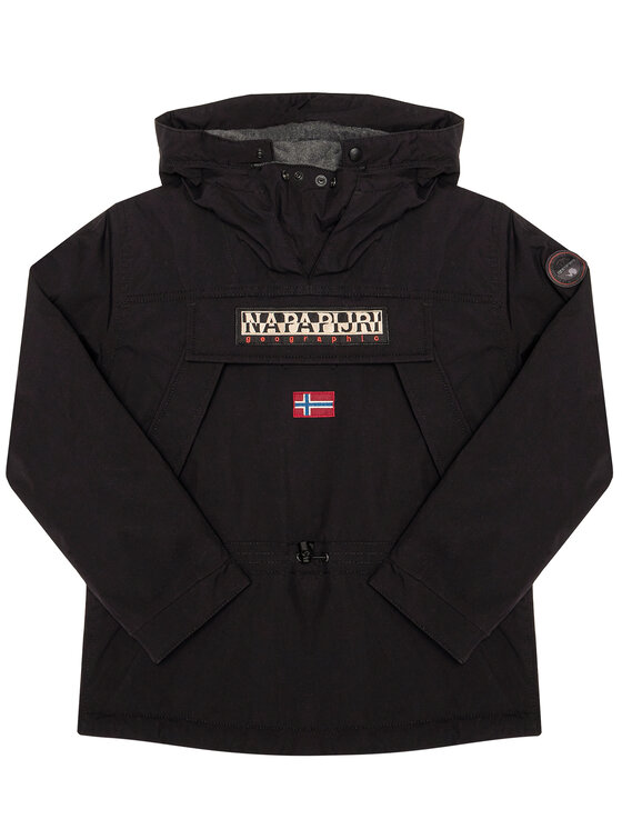 Napapijri Napapijri Anorak stiliaus striukė Skidoo 3 NP0A4EPI S Juoda Regular Fit