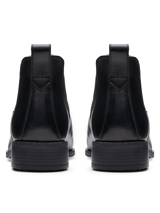 Clarks Clarks Μποτάκια με λάστιχο Havisham Top 26178715 Μαύρο