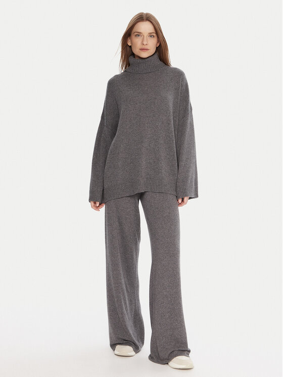 Kontatto Kontatto Rollkragenpullover 3M0961C Grau Relaxed Fit