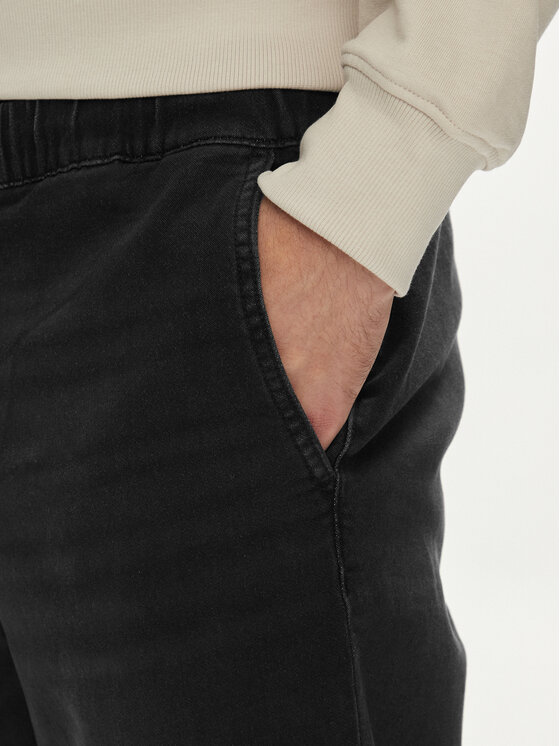 Jack & Jones Jack & Jones Joggers kalhoty Gordon 12249140 Černá Tapered Fit