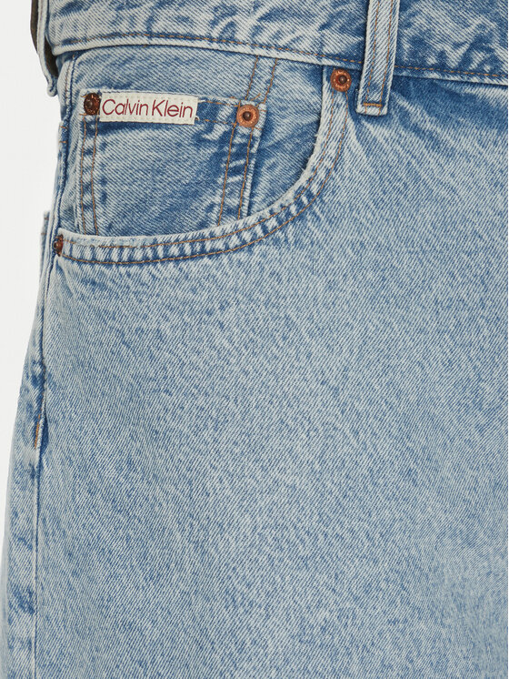 Calvin Klein Jeans Calvin Klein Jeans Szorty jeansowe 90's LV04RB930G Niebieski Regular Fit