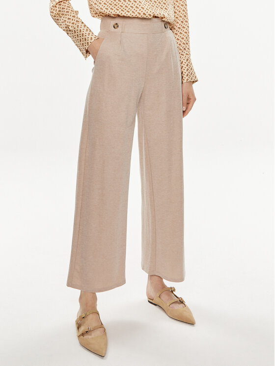 JDY JDY Pantaloni di tessuto Birdie Geggo 15320882 Beige Regular Fit