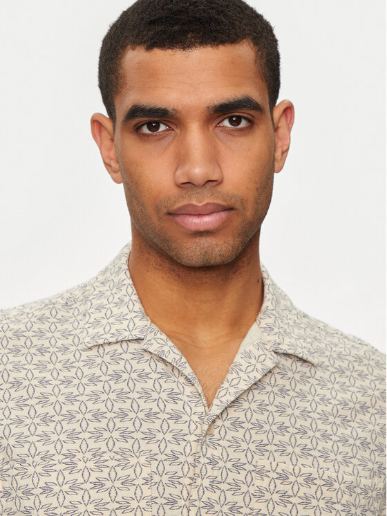 Selected Homme Selected Homme Krekls Slhreg-Mix 16093647 Bēšs Regular Fit