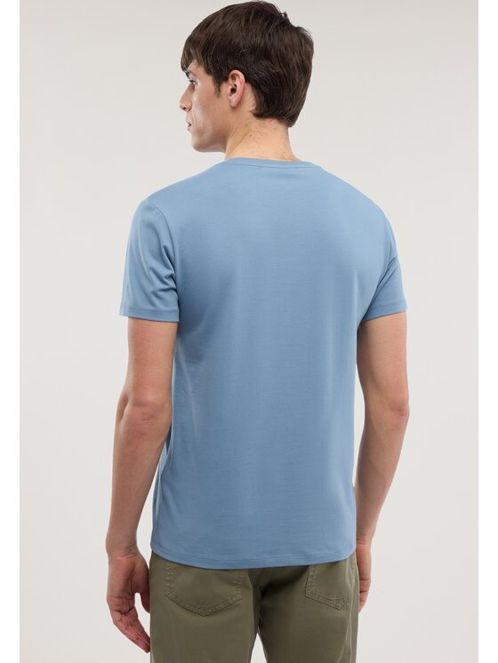 Trussardi Trussardi T-Shirt G0498000106N024 Turkusowy Regular Fit