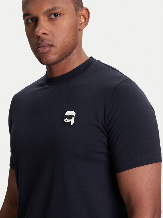 KARL LAGERFELD KARL LAGERFELD Tričko 755710 553224 Tmavomodrá Slim Fit