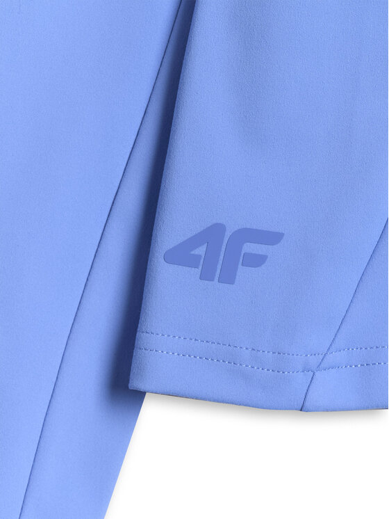 4F 4F Bluza BASIC+ Niebieski Slim Fit