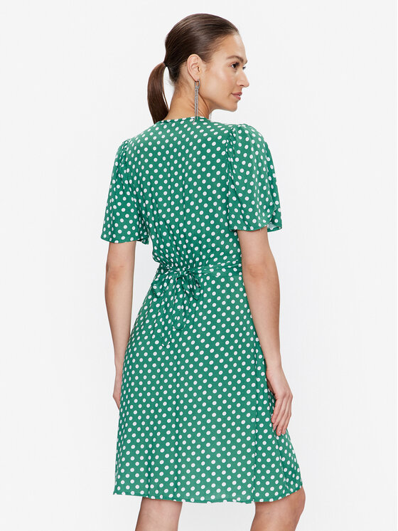 Volcano Volcano Sommerkleid G-Hariet L08331-S23 Grün Regular Fit