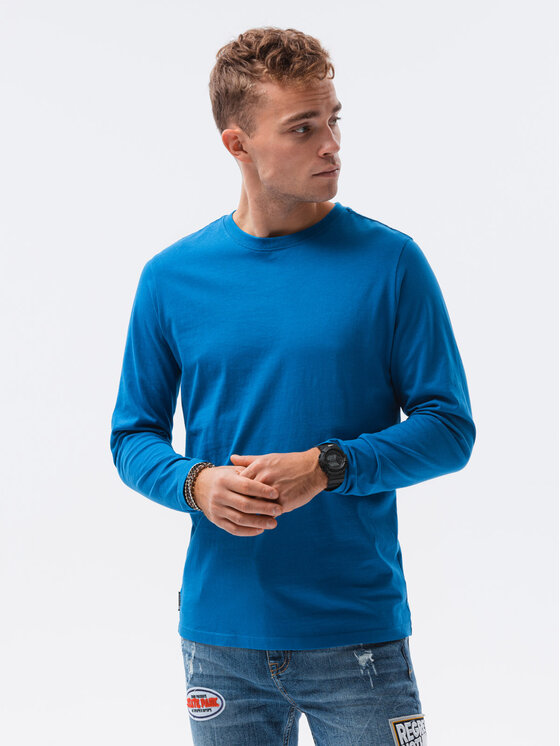 Ombre Ombre Longsleeve Z43 Czerwony Regular Fit