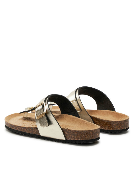 Geox Geox Flip flop D Brionia D35LSK 000BN C2012 Auriu