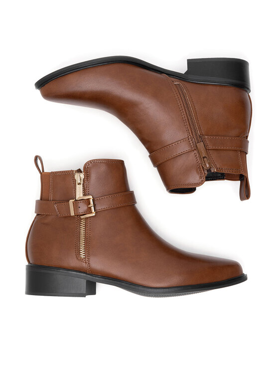 Clara Barson Clara Barson Botki WYL4016-1 Brązowy