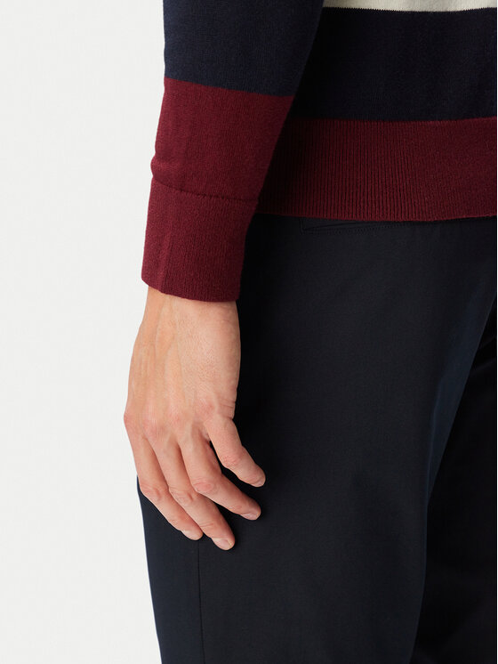 Tommy Hilfiger Tommy Hilfiger Pulover Pima MW0MW28046 Colorat Regular Fit