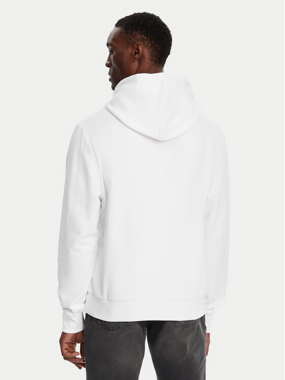 Balmain Balmain Majica dugih rukava DH1JR002BB65 Bijela Regular Fit