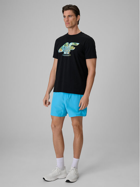 4F 4F T-shirt SUMMER CODE Nero Regular Fit