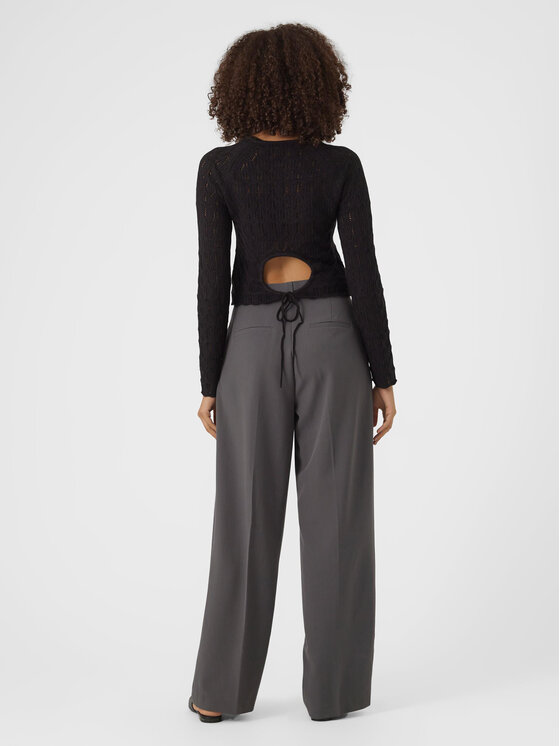 Vero Moda Vero Moda Sweter Fabienne 10299617 Czarny Slim Fit