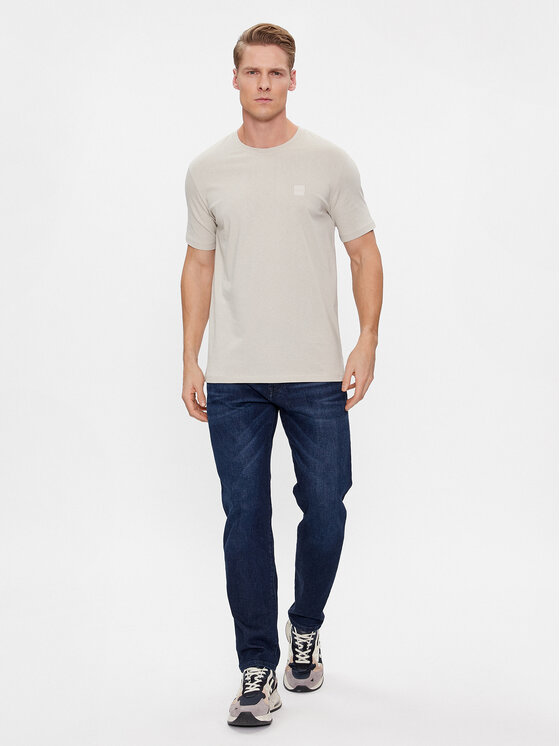 BOSS Boss Majica Tales 50508584 Bež Relaxed Fit