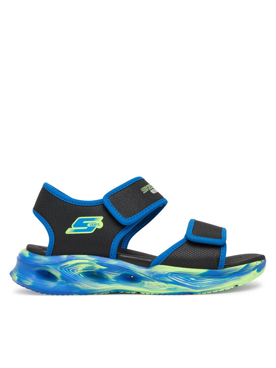 Skechers Сандали S-Lights: Sola Glow Sandal - Fusion Brights 407032L/BKBL Черен